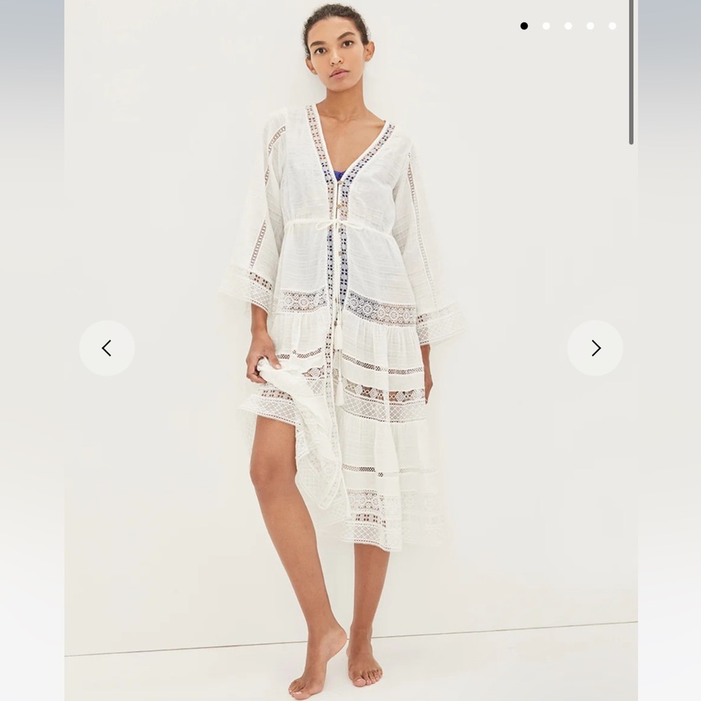 Veronica Beard White Midi Dress